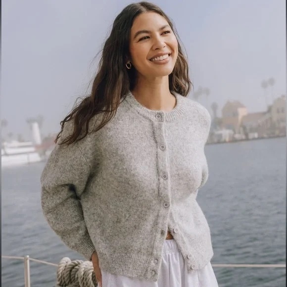 Daily Drills Button Down Sweater - Picture 2 of 4